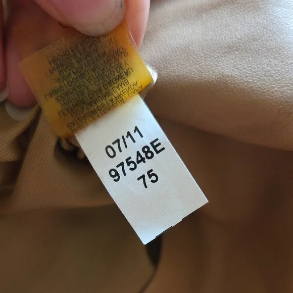 Gorgeous Elie Tahari Tan Leather Zip-Front Jacket - Picture 7 of 7